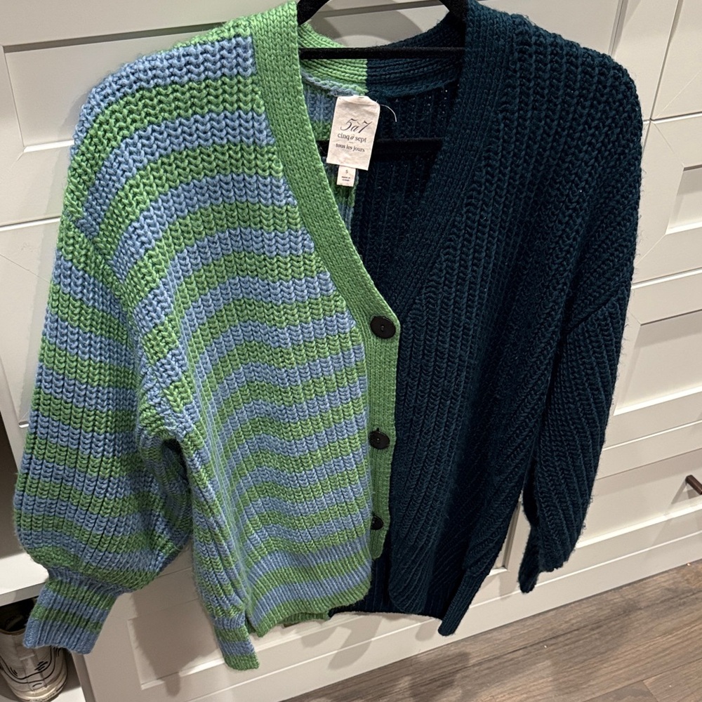 Cinq A Sept Colorblock Cardigan